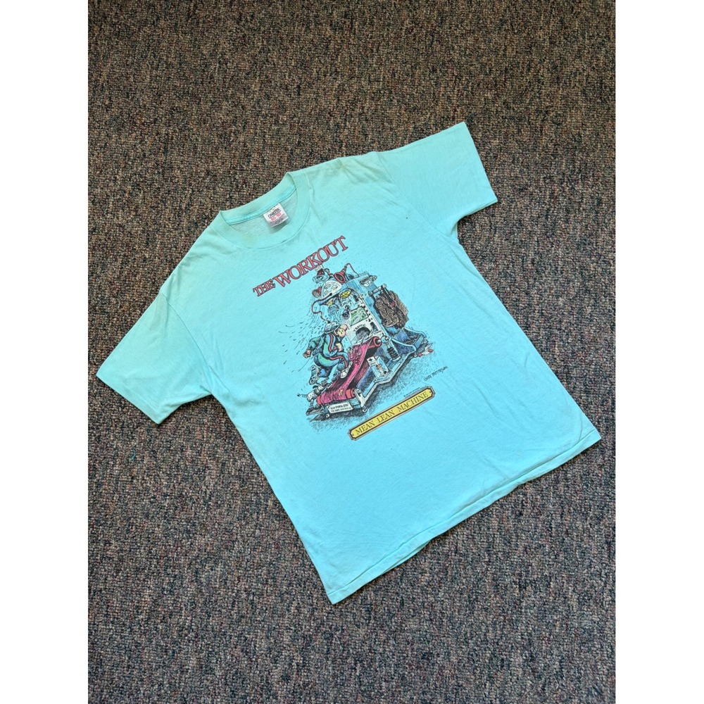 Vintage 1988 Gary Patterson The Workout Mean Lean Machine‎ T Shirt Vintage XL